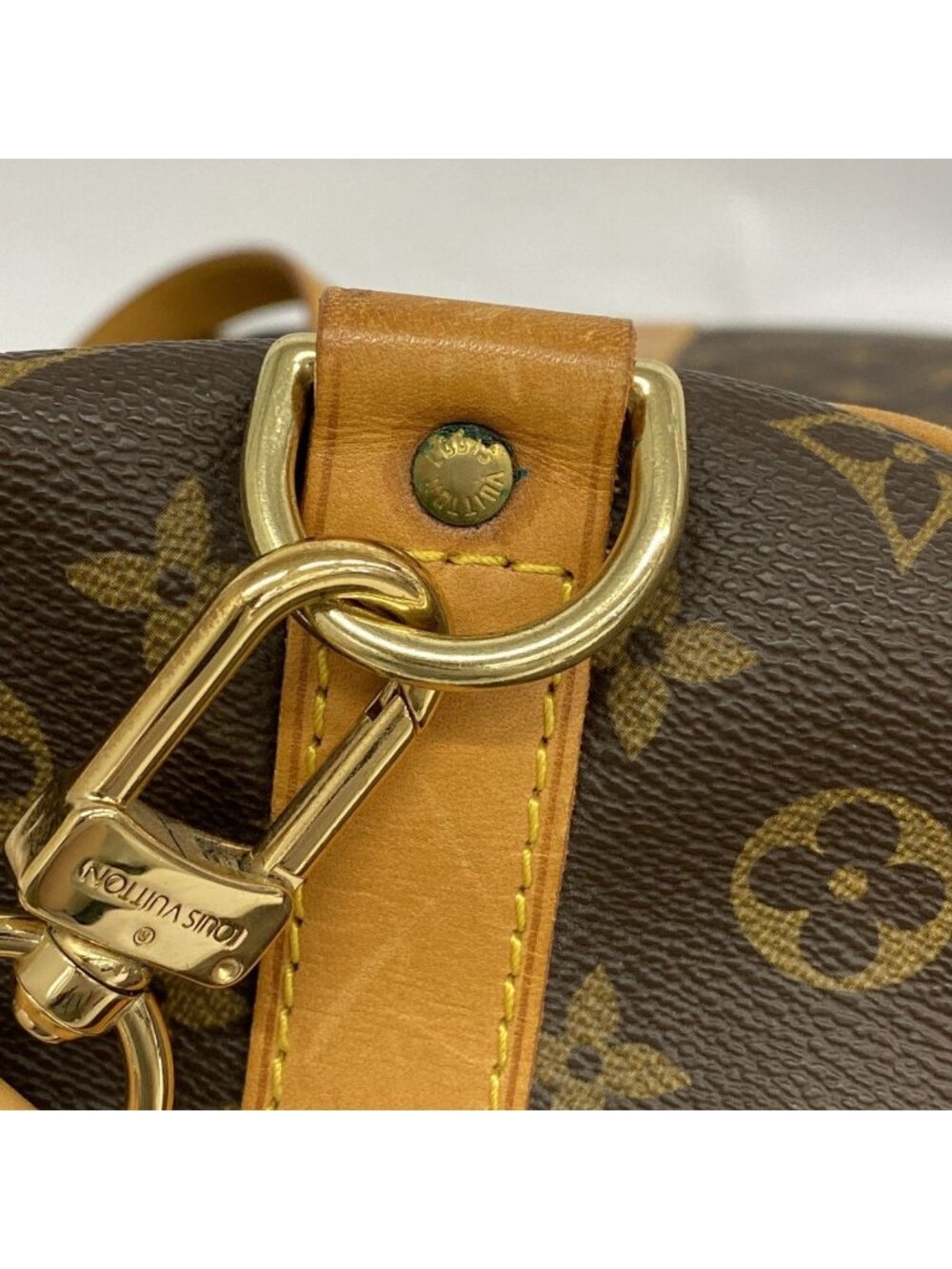 Louis Vuitton Boston Bag Monogram Keepall Bandouliere 55 Brown - Picture 8 of 10